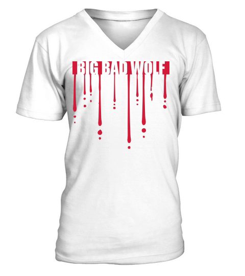 big bad wolf quote V-Neck T-shirt