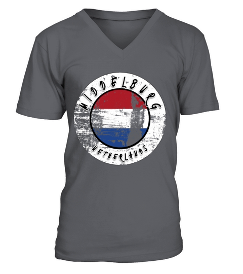 Middelburg Netherlands Vintage V-Neck T-shirt