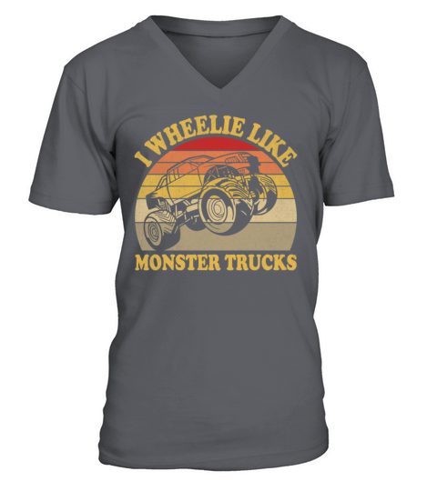 Monster Truck Racing Driving Lifestyle Truck Drive V-Neck T-shirt