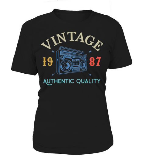 33 Years Old 1987 Vintage 33Rd Birthday Anniversar Women's T-Shirt