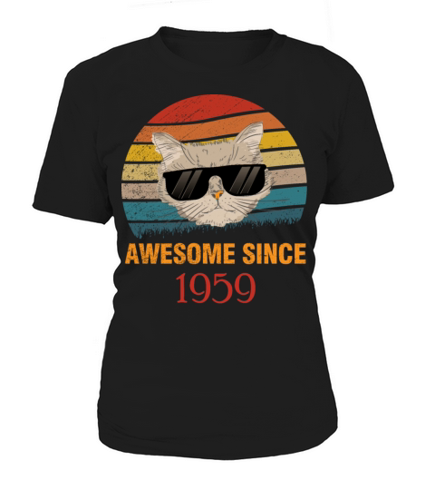 Awesome Since 1959 64 Birthday Anniversary Gift Women's T-Shirt