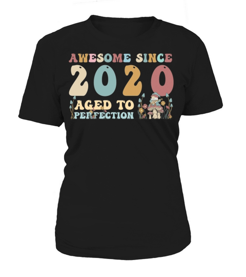 Awesome since 2020 - 3rd Birthday - 2023 Groovy Women's T-Shirt