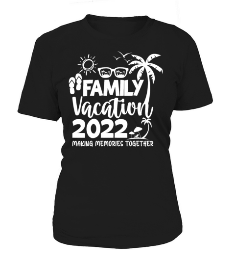 Family Trip Summer Vacation Beach 2022 Vintage Lov Women's T-Shirt