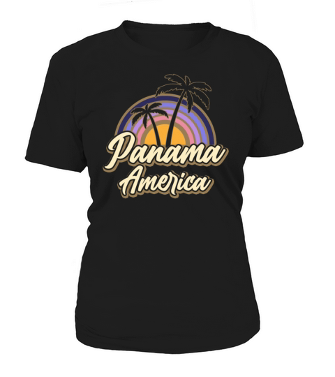 Panama Vintage Sunset Panamanian Wildness Women's T-Shirt