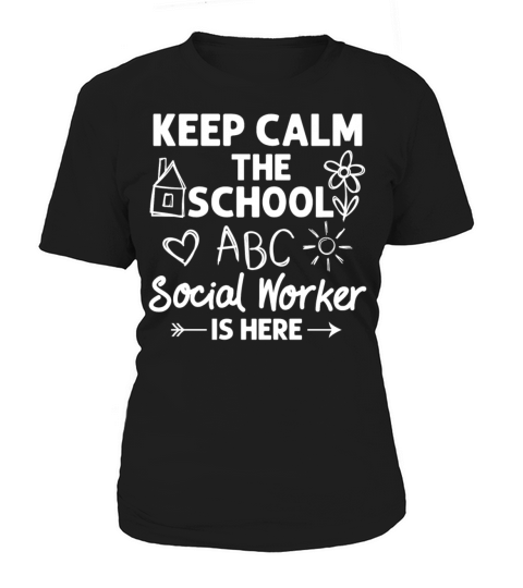 School Social Worker Quotes Appreciation Office Women's T-Shirt