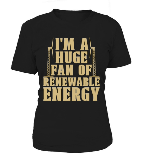 Wind Turbine Tech Im A Huge Fan Of Windmill Lover Women's T-Shirt