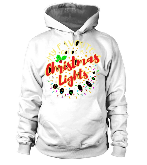 My Favorite Color Is Christmas Lights Hoodie Unisex