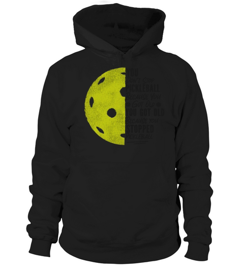 Pickleball Grandma Grandpa Vintage Hoodie Unisex