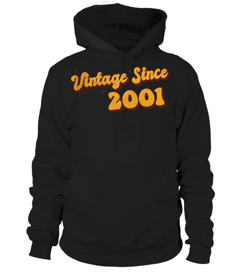 Vintage since 2001 22 Years Old - Groovy 22nd Hoodie Unisex