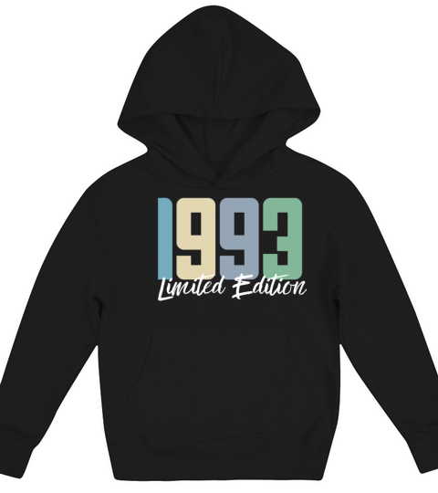 30 Years Vintage 1993 Retro 30th Birthday Kids Hoodie
