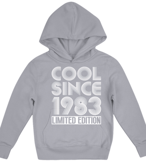 40th birthday vintage 1983 cool since 1983 Kids Hoodie