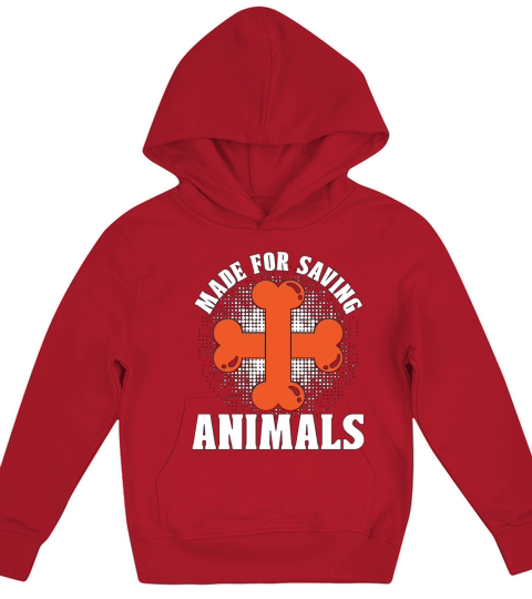Animal Welfare Made For Saving Adopt Animal Worker Kids Hoodie