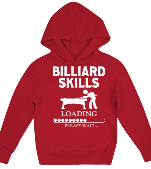 Billiards Pool Player Ball Vintage Kids Hoodie
