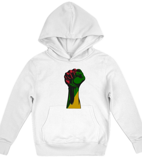 Cool African Ancestry Pride Flag Black History Kids Hoodie