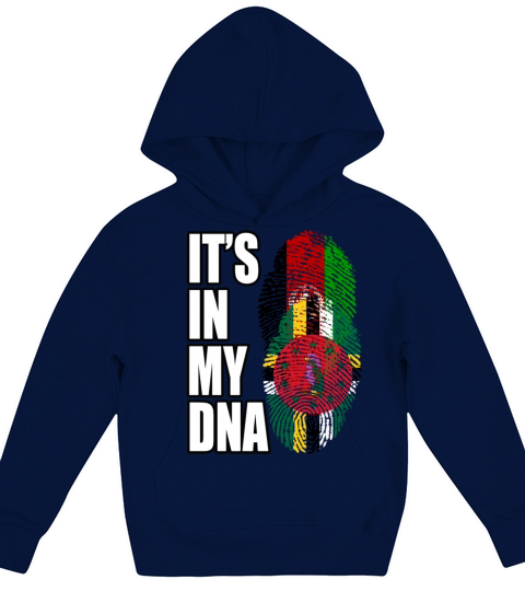 Dominican And Afghanistan Mix Heritage DNA Flag Kids Hoodie