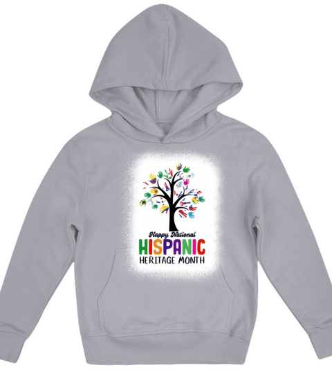 Happy National Hispanic Heritage Month Tree Kids Hoodie
