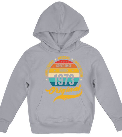 Retro 50 Years March 1973 Birthday Vintage Bday Kids Hoodie