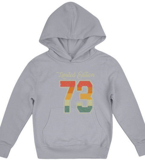 Retro Limited Edition 49 Vintage 1973 Kids Hoodie
