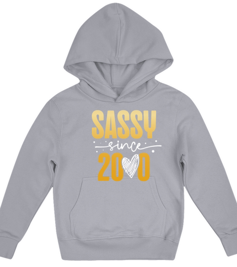 Sassy Since 2000 Decade 2000s Millenium Vintage Kids Hoodie