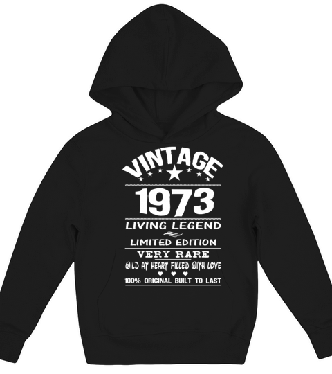 VINTAGE 1973 Kids Hoodie