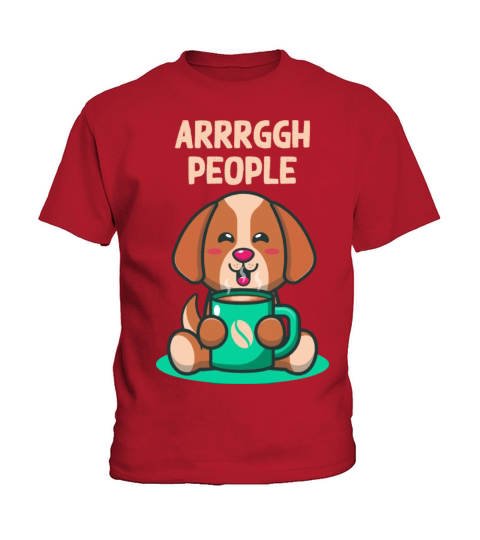 Arrrggh People Introvert Sayings Antisocial Quotes Kids T-Shirt