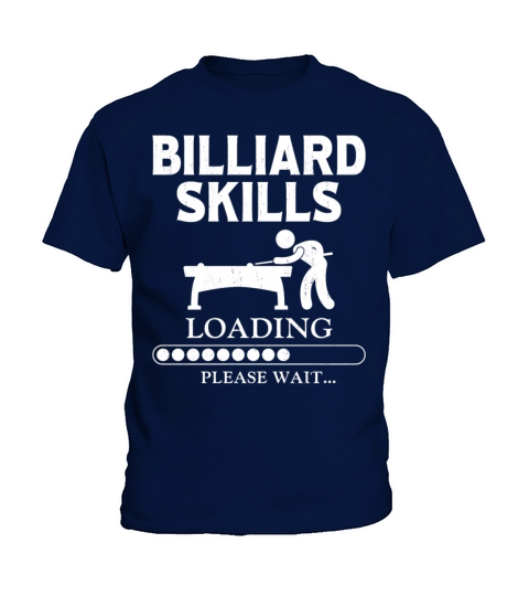 Billiards Pool Player Ball Vintage Kids T-Shirt