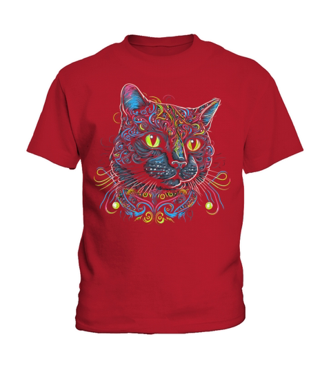 Colorful Cat Kids T-Shirt