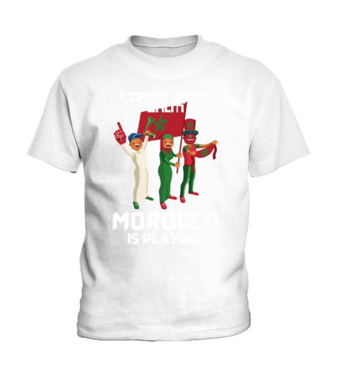 I cant keep calm Morocco is playing Moroccan Kids T-Shirt
