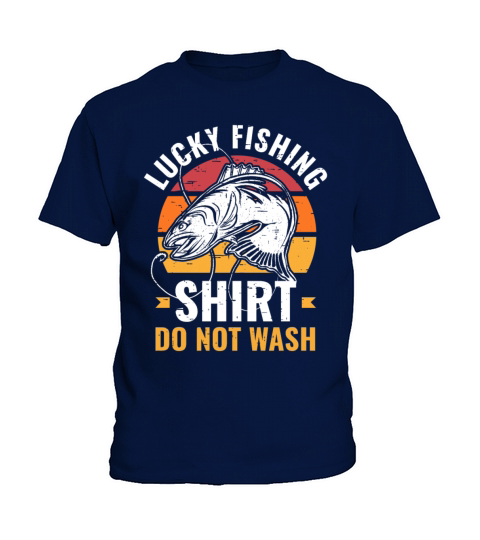 Lucky Fishing Shirt for Fish Hunter and Fisherman Kids T-Shirt