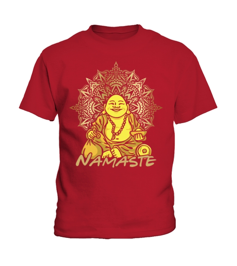 Namaste Buddha Meditation Spiritual Zen Yoga Kids T-Shirt
