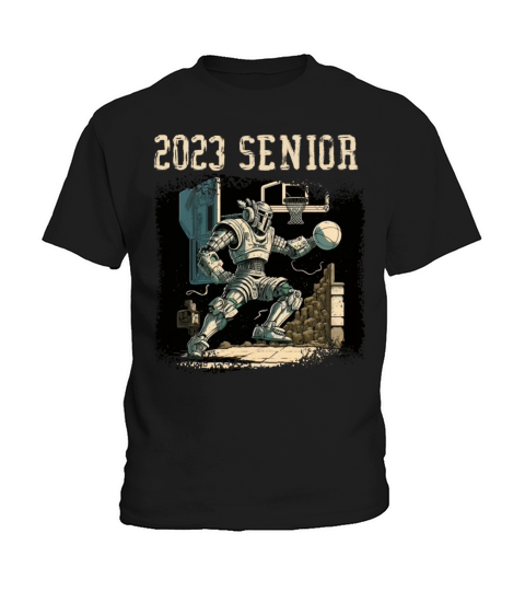 Personalized senior 2023 basketball shoot design Kids T-Shirt