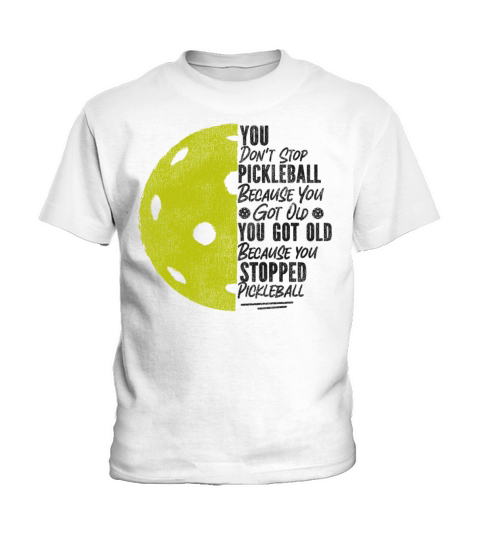Pickleball Grandma Grandpa Vintage Kids T-Shirt