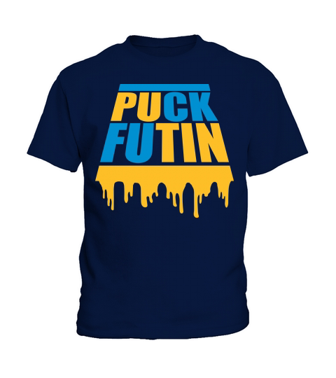 puck futin logo design Kids T-Shirt