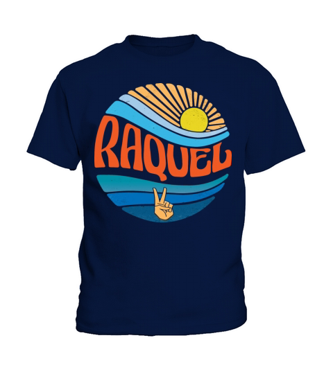 Raquel Shirt Vintage Sunset Raquel Groovy Tie Dye Kids T-Shirt
