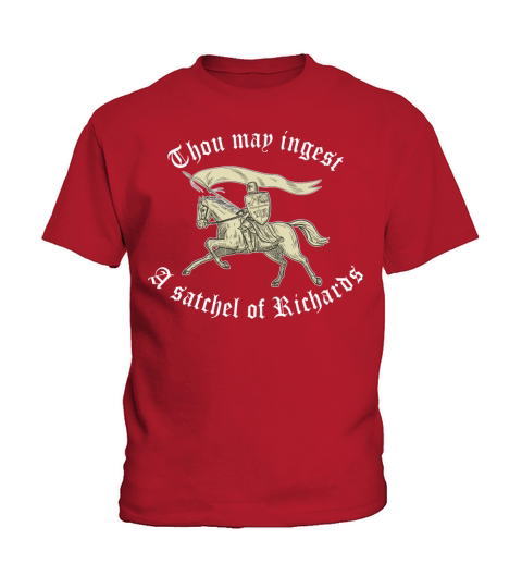 Thou May Ingest A Satchel Of Richards Funny Retro Kids T-Shirt