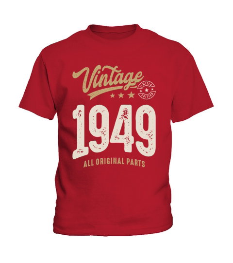 Vintage 1949 - 73rd Birthday Retro Classic Kids T-Shirt