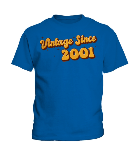Vintage since 2001 22 Years Old - Groovy 22nd Kids T-Shirt