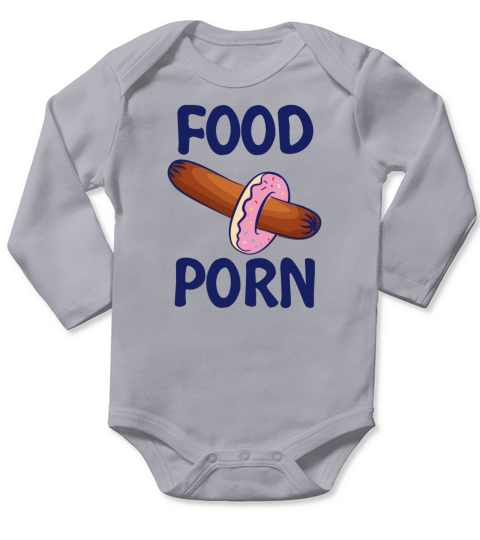 Food Porn Sausage Long Sleeve Baby One-Piece