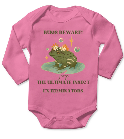 Frog quotes Long Sleeve Baby One-Piece