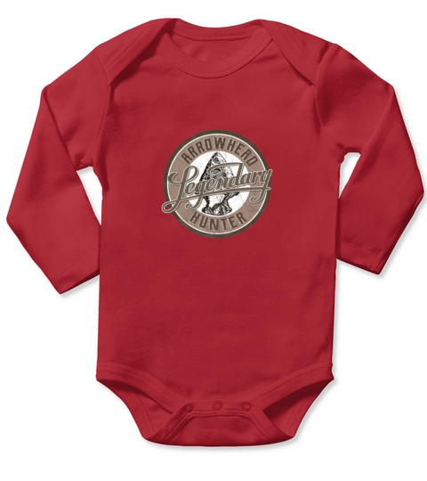 Funny Arrowhead Collecting Vintage Look Gifts Long Sleeve Baby One-Piece