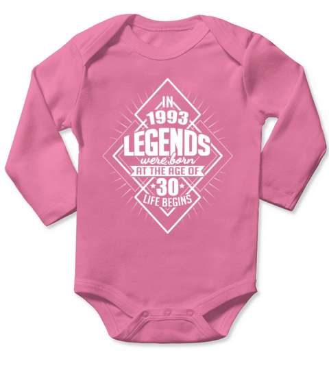 In 1993 legends were born Long Sleeve Baby One-Piece