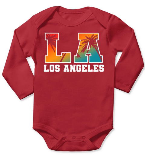 Los Angeles LA California Gift Long Sleeve Baby One-Piece