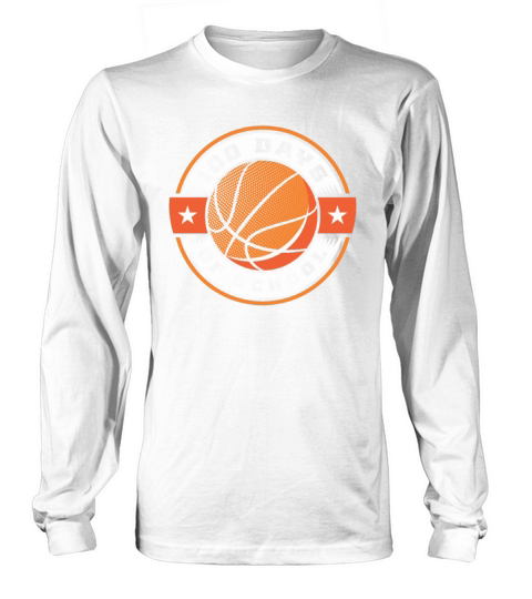100th Day of School Basketball 100 Days Of School Long sleeved Unisex