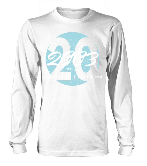 20th birthday men women 20 years 2003 vintage Long sleeved Unisex