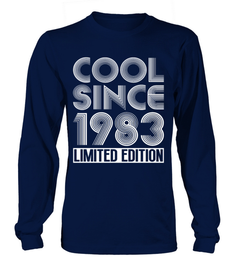 40th birthday vintage 1983 cool since 1983 Long sleeved Unisex