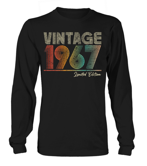 56 Years Old Vintage 1967 56th Birthday Gifts Long sleeved Unisex