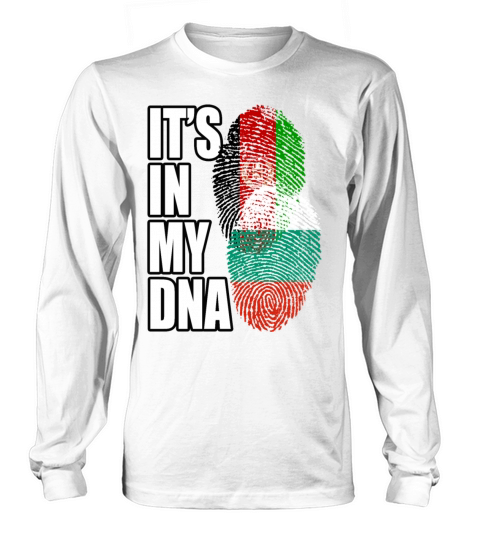 Bulgarian And Afghanistan Mix Heritage DNA Flag Long sleeved Unisex
