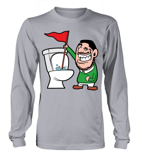 Golf Toilet Player Golfer Sports Game Long sleeved Unisex