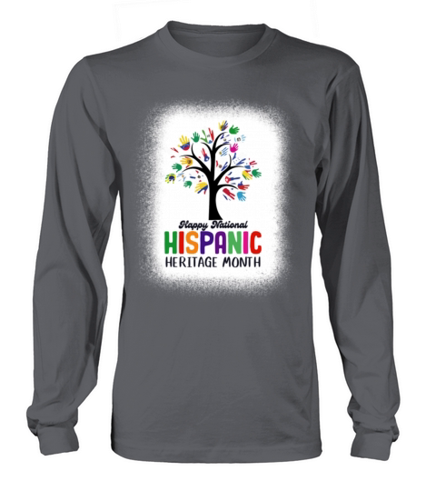 Happy National Hispanic Heritage Month Tree Long sleeved Unisex