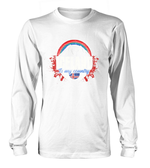 Iceland Volcanic Island Gift Long sleeved Unisex